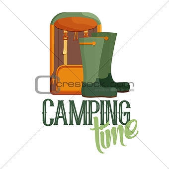 Camping time logo