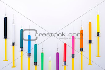 Syringes Colorful
