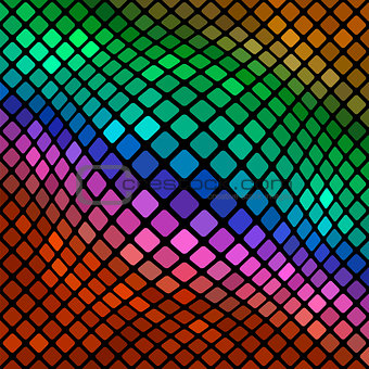 Colorful Square Pattern. Abstract Background