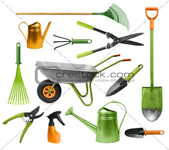 Essential gardening hand tools 
