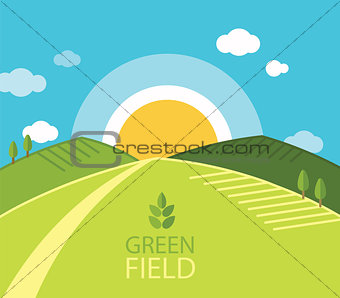 Green Farm Field