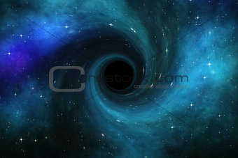 deep space black hole