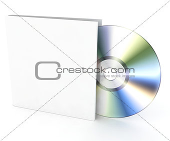 compact disk on a white background