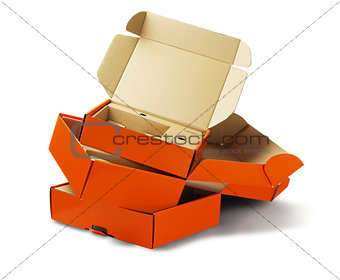 Orange Package Boxes