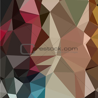 Butterscotch Brown Abstract Low Polygon Background