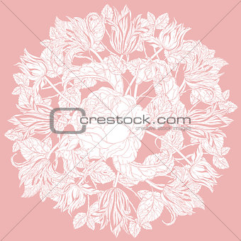 Vector Pastel Floral