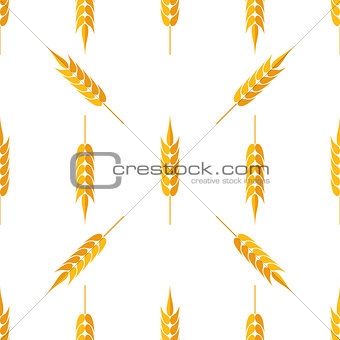 Seamless Wheat Pattern