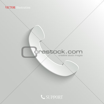 Phone icon - vector web background