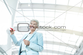 Elderly businesswoman 