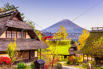 Mt. Fuji and Village