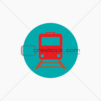 Train icon vector