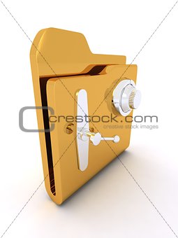 Computer icon for secure folder