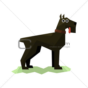 Giant Schnauzer Black Dog