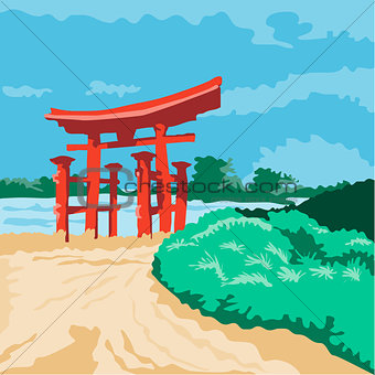 Torii Japanese Gate WPA