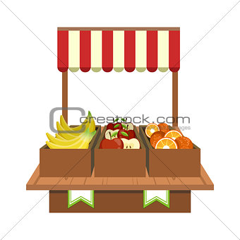 Fruit Stand On The Market