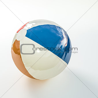 plastic beach ball