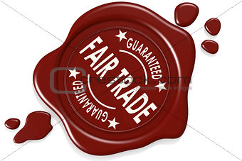 Fair tradel label seal 
