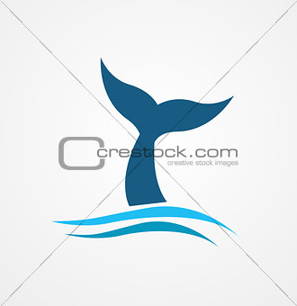 Whale tail icon