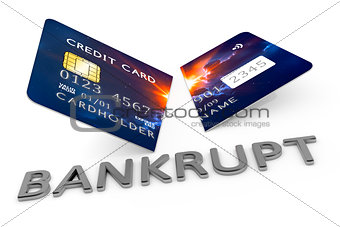cut credit card bankrupt