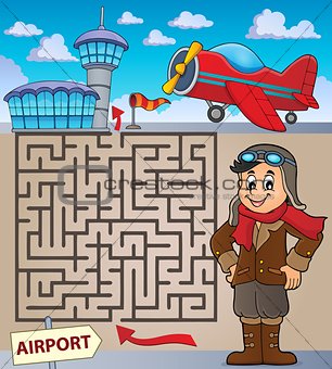 Maze 3 with aviation thematics 1
