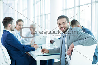 Business people in office