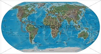 World detailed map
