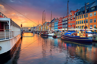 Copenhagen, Nyhavn Canal.