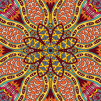 Abstract geometric ethnic pattern