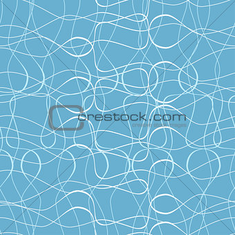 Vector seamless pattern with white threads