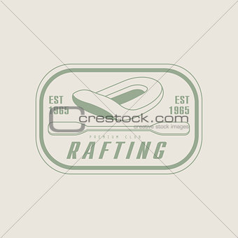Rafting Emblem Design