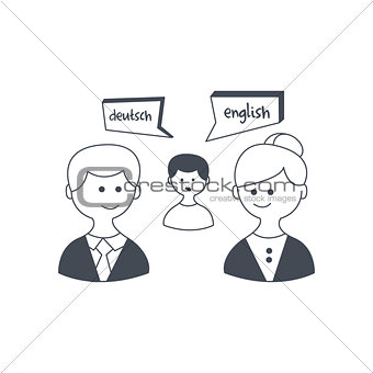 Synchronized Translation On Business Meeting