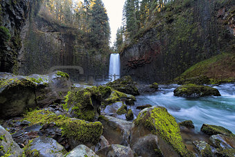 Abiqua Falls in Oregon State
