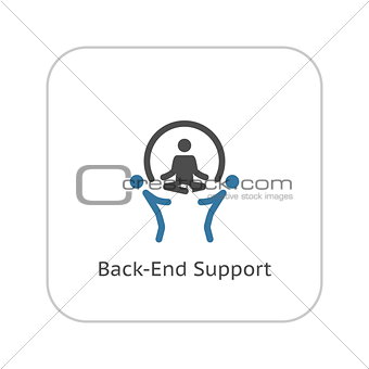 Support Icon. Flat Design.