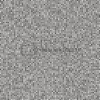 Abstract Grey Pixel Pattern