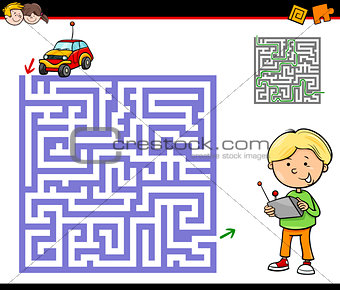 maze or labyrinth activity task