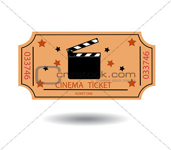 cinema tickets vector illustration 