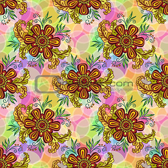 Seamless Tile Floral Pattern