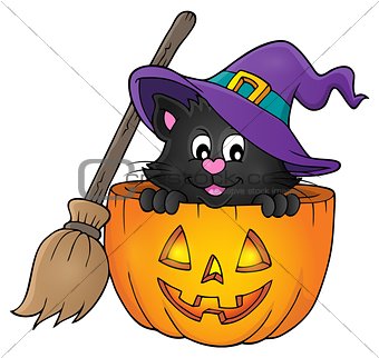 Halloween cat theme image 1