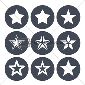 Simple star ions for rating bar