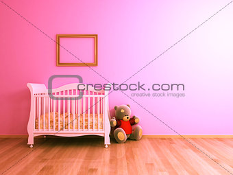 Baby room pink