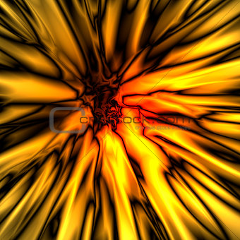 Abstract glow gold strip background