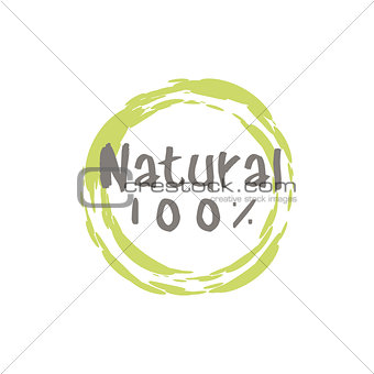 Percent Natural Food Label