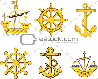 Heraldic marine set