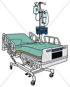 Hospital position bed