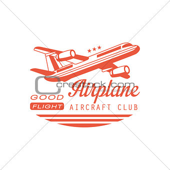 Airplane Aircraft Club Emblem Design