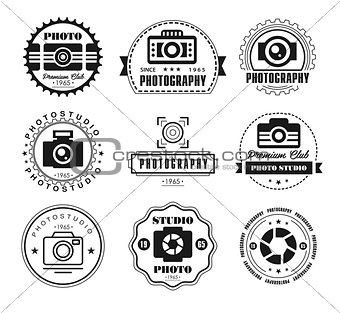 Collection of Photography Logo Templates.