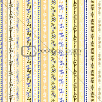 Colorful ethnic seamless pattern design