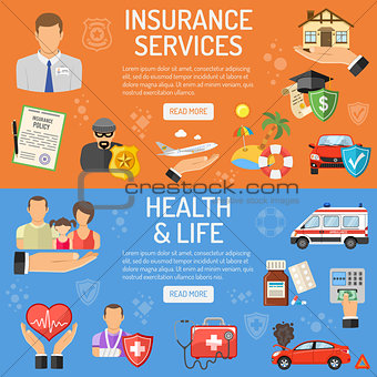 Insurance Services Banners