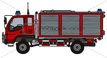 Small fire truck