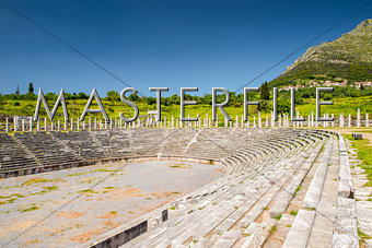 Amphitheatre or Antikes Stadion, Ancient Messene, Greece